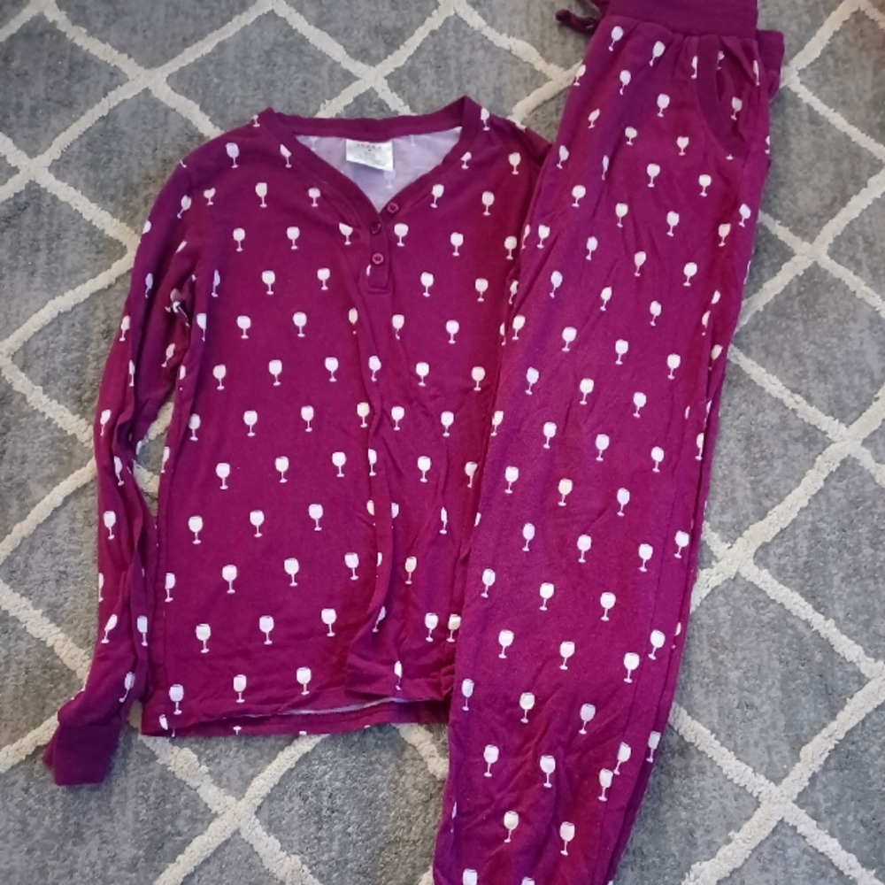 Limited edition Aldi Wine Pajamas